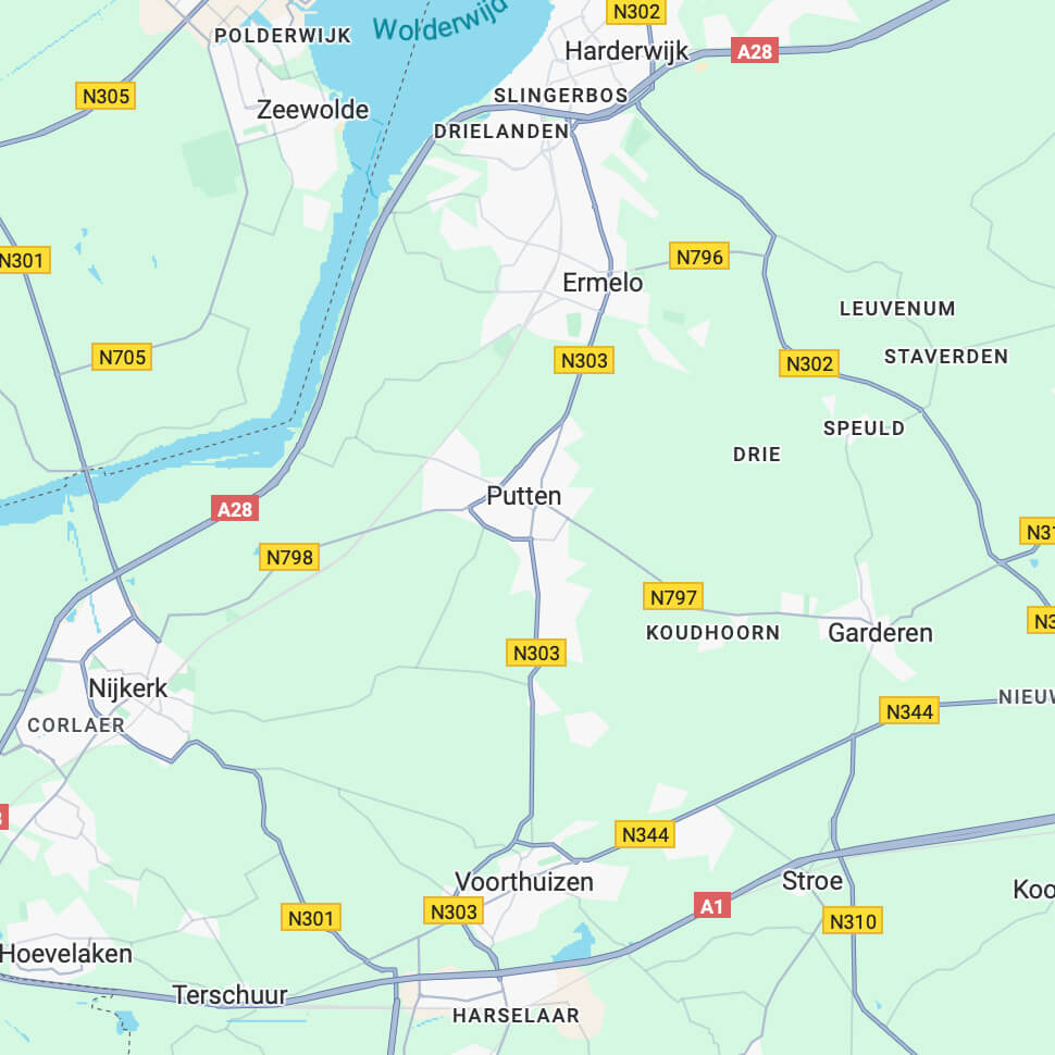 Werkgebied Fysiotherapie Bijsteren, Putten